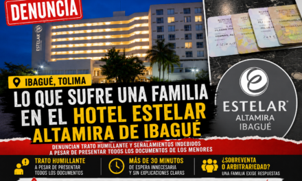 Familia denuncia presunto trato humillante en el Hotel Estelar Altamira de Ibagué y pide investigación