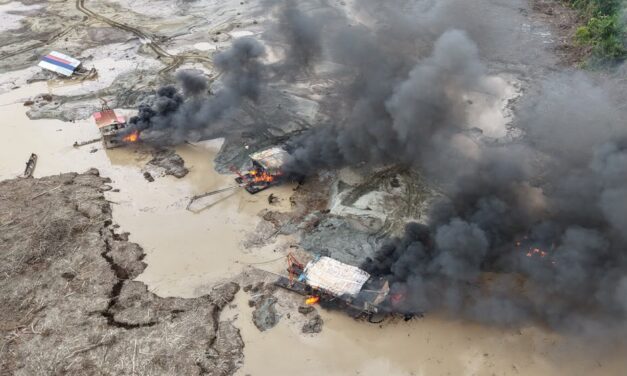 Golpe de $38.000 millones a la minería ilegal en Chocó: destruyen 81 unidades de producción