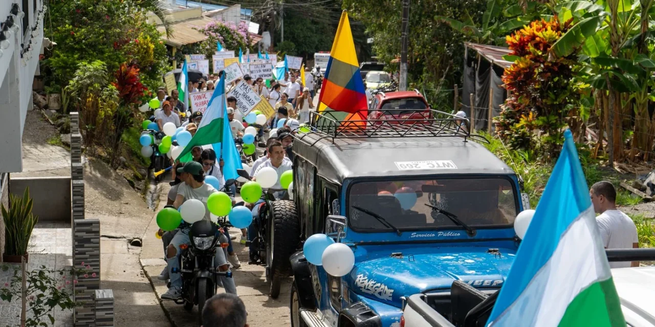 Caravana por la Vida en Falan reunió a cientos y reclamó garantías institucionales y debido proceso