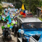 Caravana por la Vida en Falan reunió a cientos y reclamó garantías institucionales y debido proceso