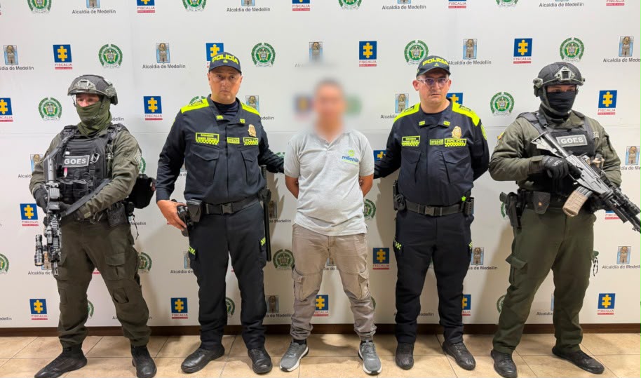 Capturan en Medellín a alias Mono Milicio, señalado explosivista de la estructura 36