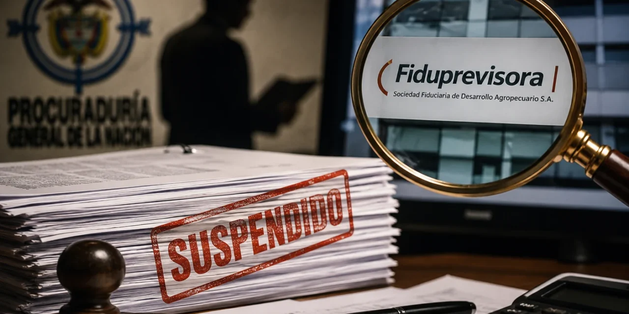 Proceso de contratación de Fiduprevisora: suspenden licitación por $33.000 millones tras advertencia de la Procuraduría