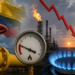 Reservas de gas en Colombia caen a 1.717 Gpc y marcan el menor nivel de autosuficiencia desde 2009, según la ANH