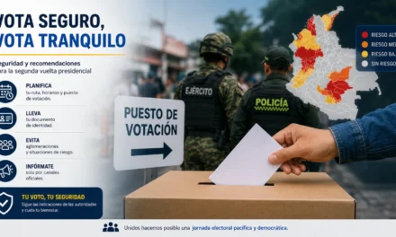 Seguridad en la segunda vuelta: 386 municipios con riesgo electoral y recomendaciones para votar con calma