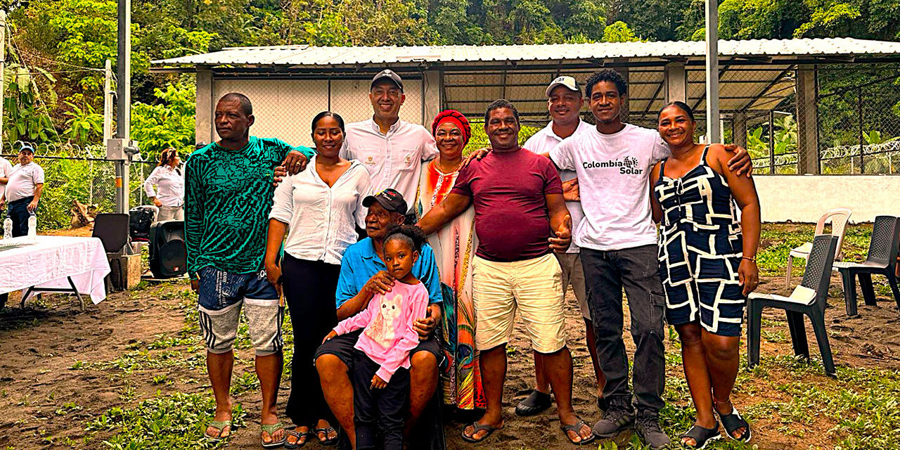 Inversión de $2.100 millones lleva energía solar permanente a comunidad de Nuquí, Chocó