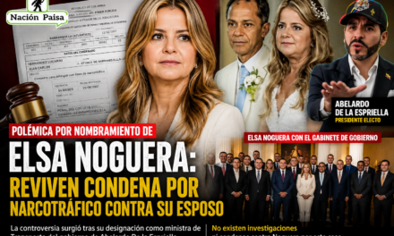 Polémica por designación de Elsa Noguera: reviven condena por narcotráfico contra su esposo tras llegar al Ministerio de Transporte