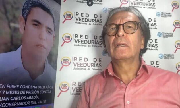 Red de Veedurías pide acelerar procesos judiciales contra el exgobernador Juan Carlos Abadía