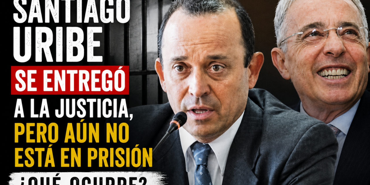 Un mes después de entregarse, Santiago Uribe sigue sin ingresar a una cárcel