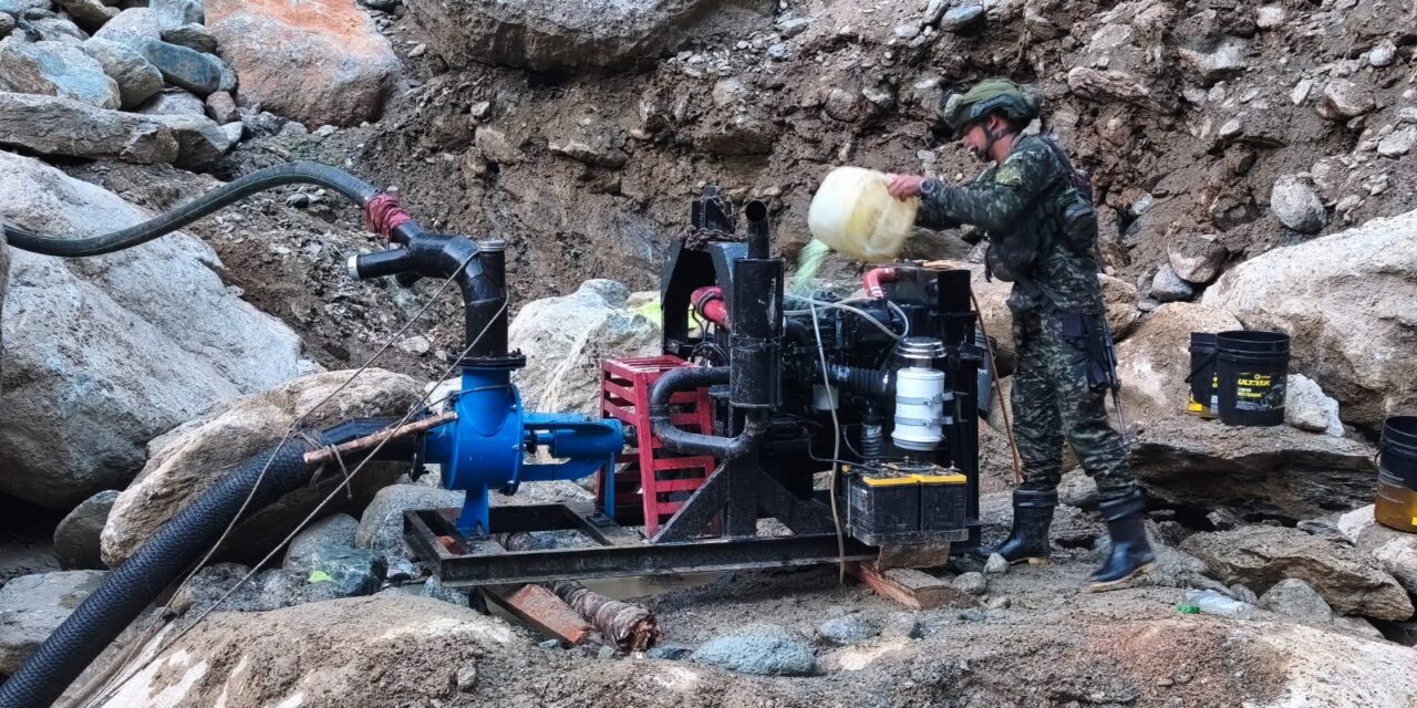 Ejército golpeó la minería ilegal en Ituango y afectó las finanzas de un grupo armado en Antioquia