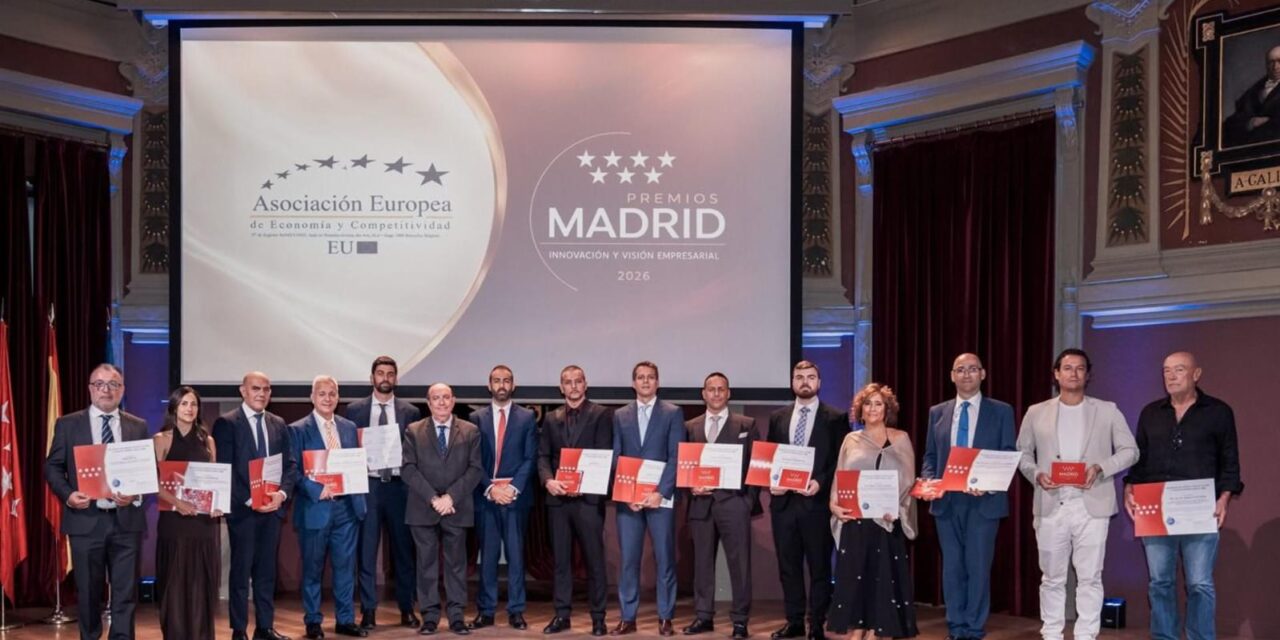 La Asociación Europea de Economía y Competitividad reconoce la excelencia empresarial en Madrid 2026