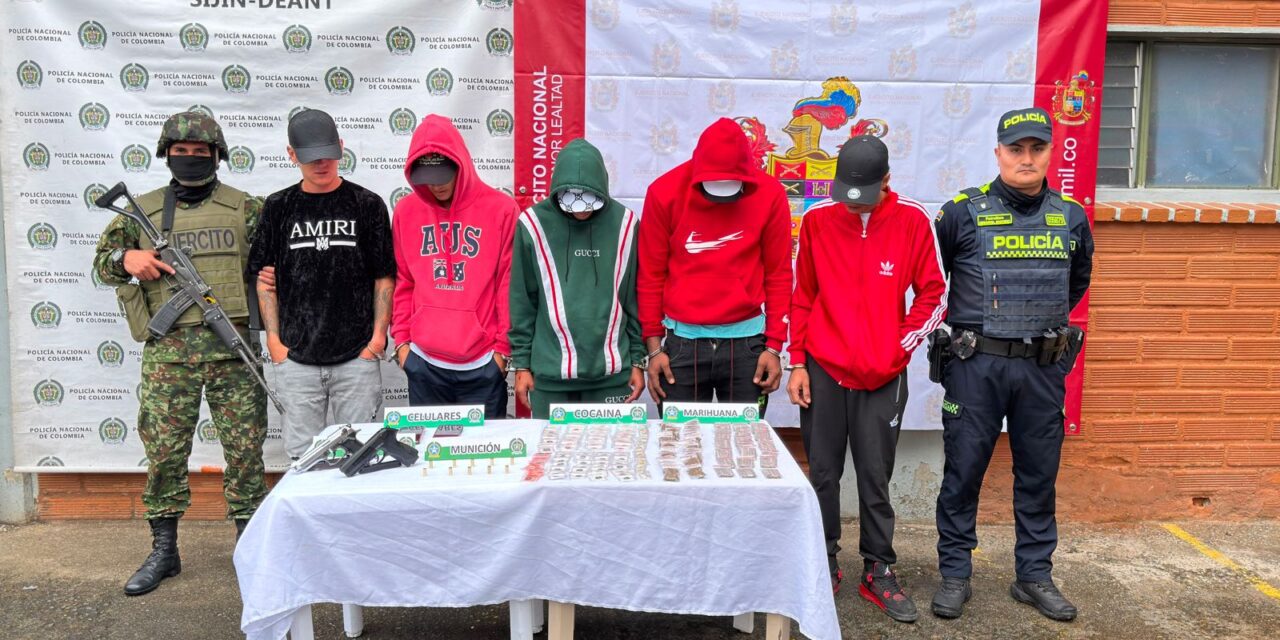Capturan a cinco presuntos integrantes de ‘El Mesa’ en operativos realizados en Rionegro