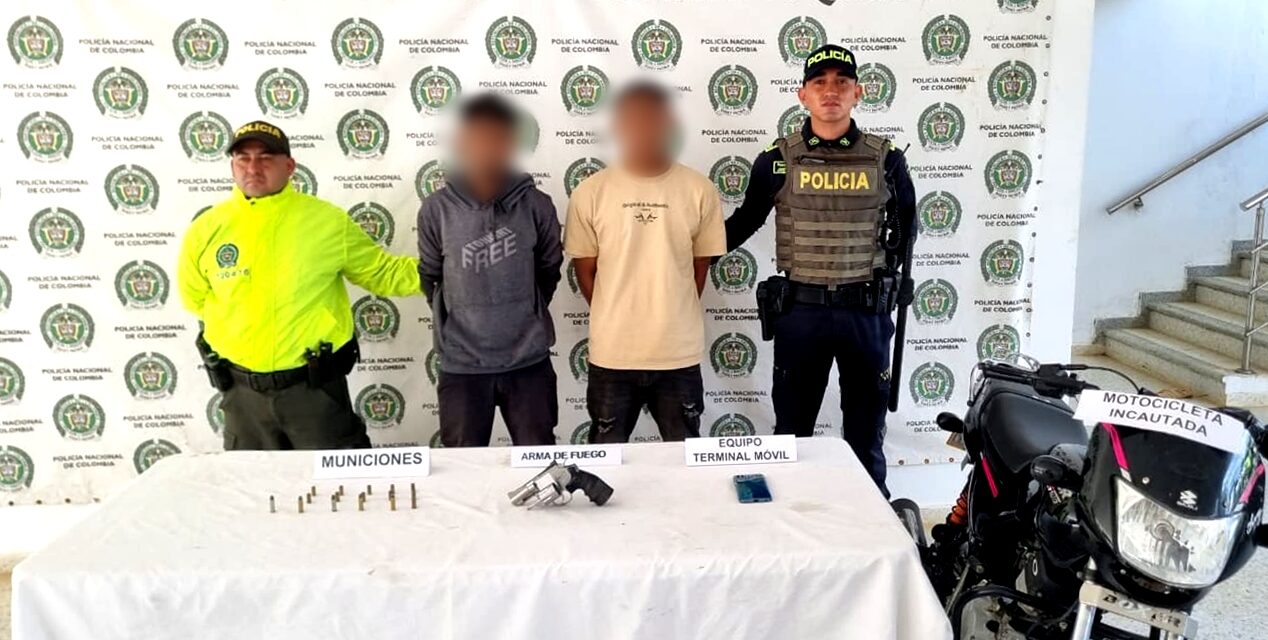 Capturan a dos presuntos integrantes de «Los Cartageneros» señalados de cometer atracos en Caucasia