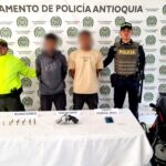 Capturan a dos presuntos integrantes de «Los Cartageneros» señalados de cometer atracos en Caucasia