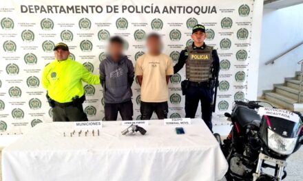 Capturan a dos presuntos integrantes de «Los Cartageneros» señalados de cometer atracos en Caucasia