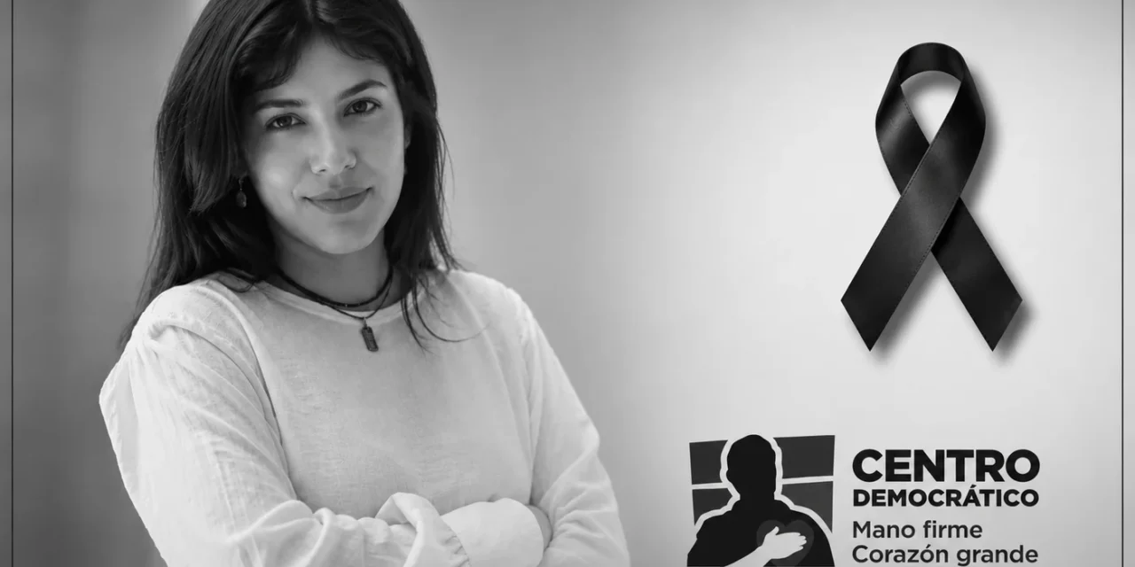 Duelo en el Centro Democrático: partido confirma la muerte de Isabella Ángel y Uribe y Paloma Valencia la despiden