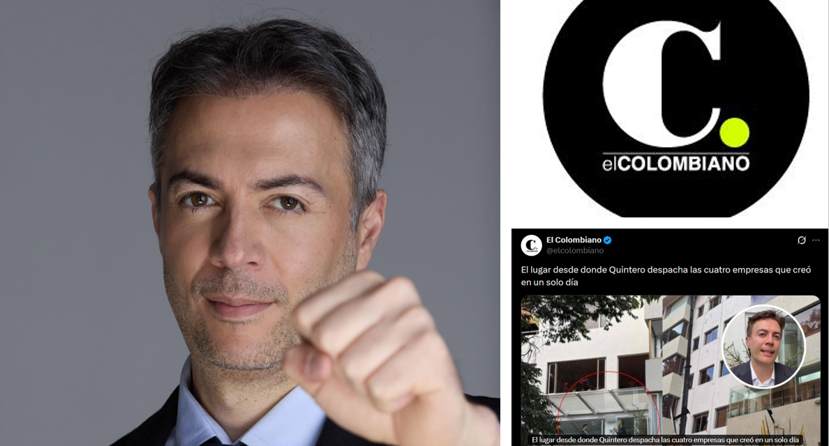 Daniel Quintero denuncia perfilamiento tras publicación de El Colombiano