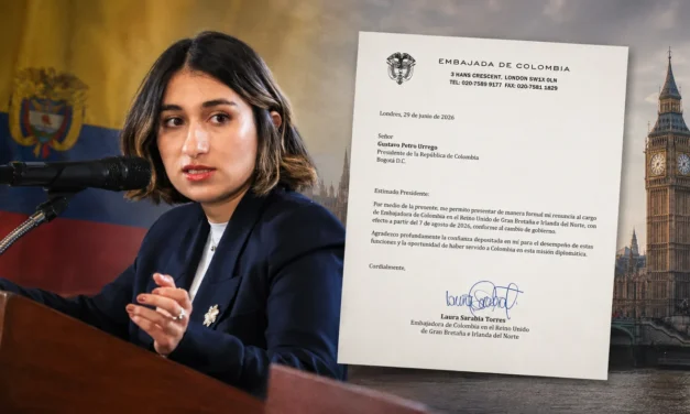 Renuncia de Laura Sarabia: dejará la Embajada de Colombia en el Reino Unido el 7 de agosto
