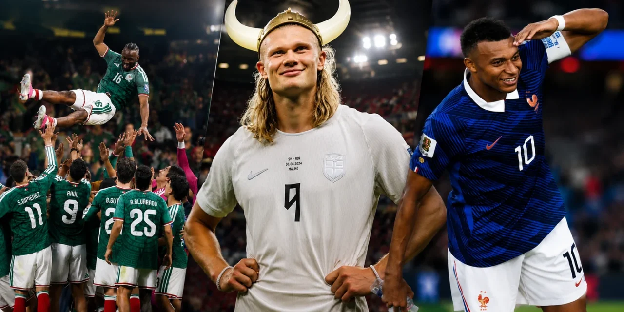 ¡Definidos tres nuevos clasificados! Francia, México y Noruega avanzan; Mbappé alcanza a Messi