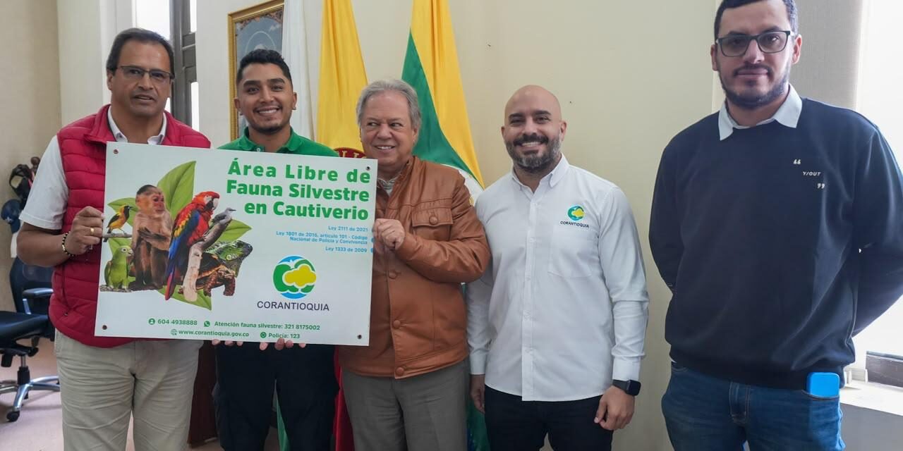 Corantioquia declara a Santa Rosa de Osos y Andes como Áreas Libres de Fauna Silvestre en Cautiverio