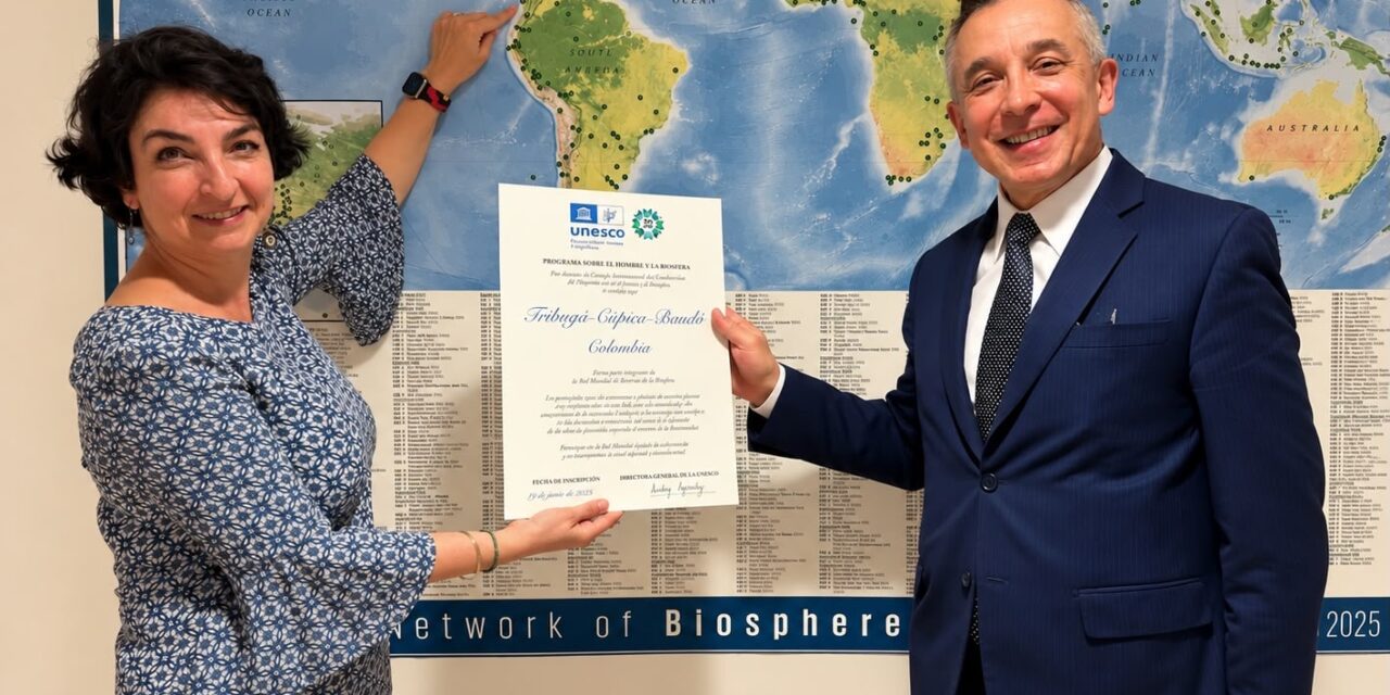 UNESCO reconoce a Tribugá-Cupica-Baudó como Reserva de Biosfera y destaca biodiversidad del Pacífico colombiano