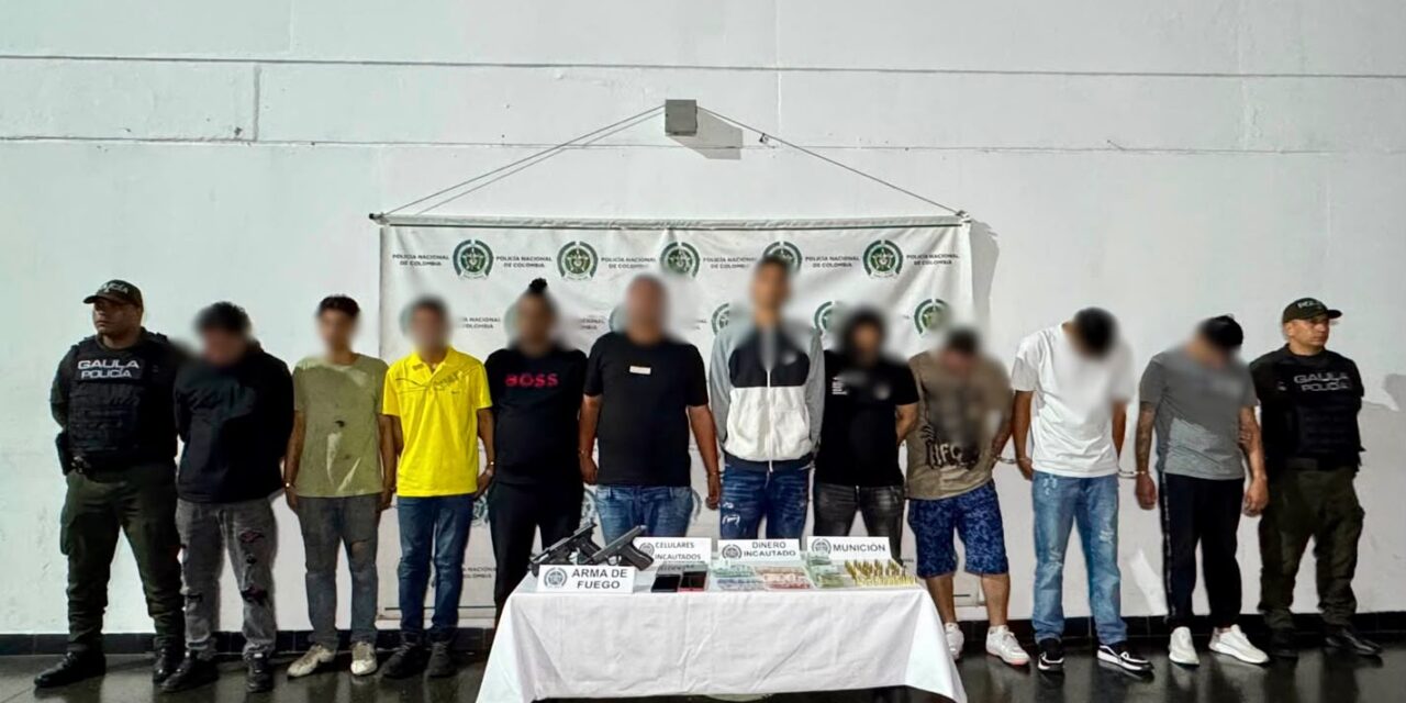 Capturan a 11 presuntos integrantes de ‘La Terraza’ señalados de extorsionar durante eventos en Medellín