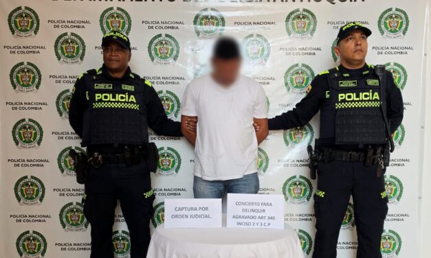 Capturan en Maceo a hombre requerido por concierto para delinquir agravado