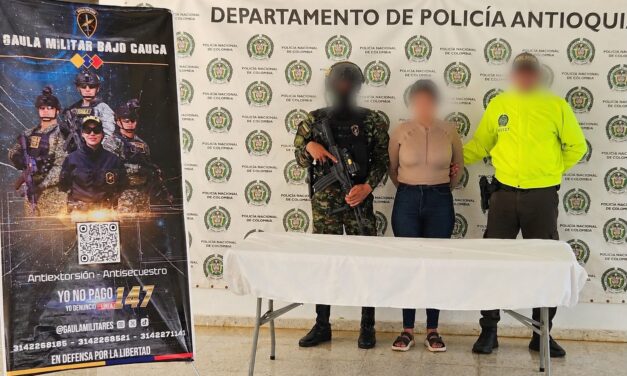 Capturan en Caucasia a mujer señalada de reclutar menores para el Clan del Golfo