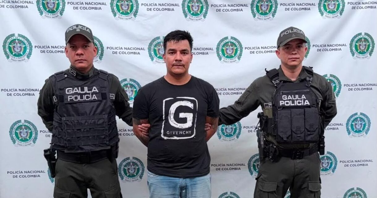 Capturan en Pereira a presunto integrante de estructura criminal señalado de extorsiones en el Norte de Antioquia