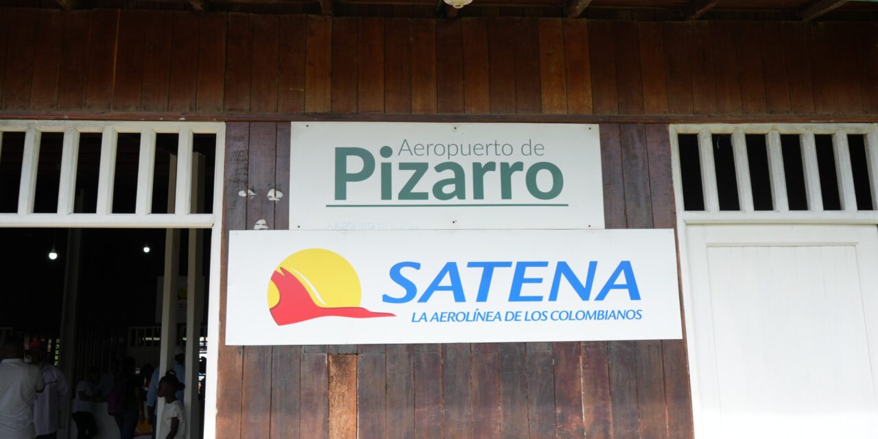 SATENA reactiva vuelos entre Pizarro, Cali y Quibdó desde el 25 de agosto