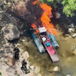 Ocho capturas y seis unidades mineras intervenidas en operativo contra la minería ilegal en Donmatías