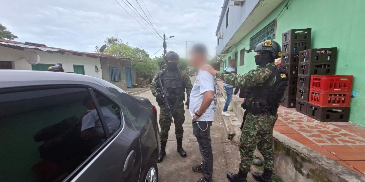Capturan en Cáceres a alias ‘El Mello’, señalado por las autoridades como presunto cabecilla del Clan del Golfo