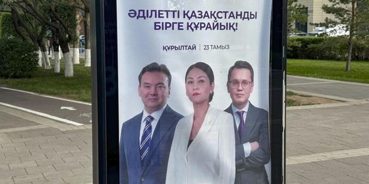 El partido oficialista Adilet parte como favorito de cara a las elecciones en Kazajistán