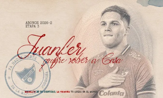 El regreso de Juanfer Quintero al DIM ya moviliza a más de 15.000 hinchas