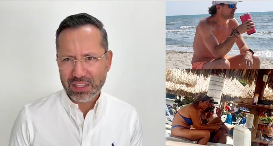 ¿Tiene cositas de Fico? Ministro de Vivienda se fue a la playa