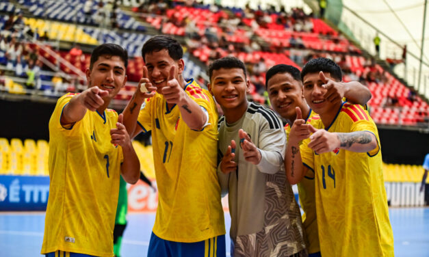 Colombia Sub-20 de Futsal debuta con triunfo y ahora enfrenta a Paraguay en el CONMEBOL