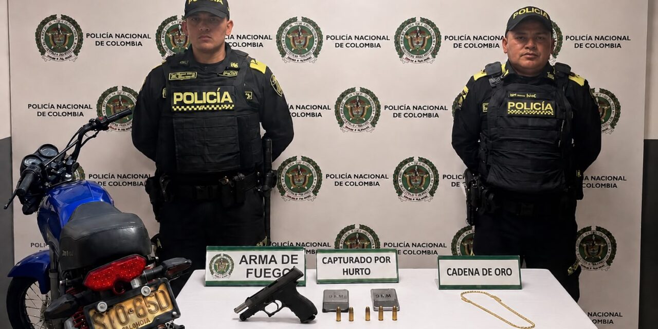 Capturan a dos hombres tras presunto hurto y persecución en el barrio Estadio de Medellín