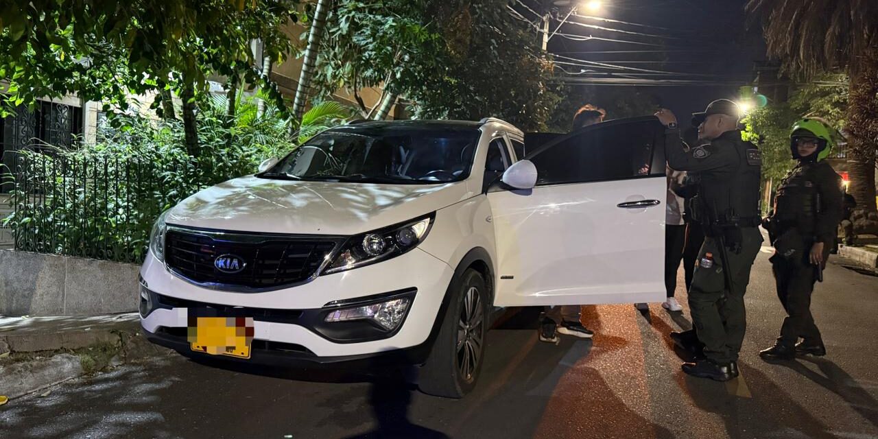 Autoridades capturaron a cuatro personas y recuperaron tres vehículos en Laureles y Belén