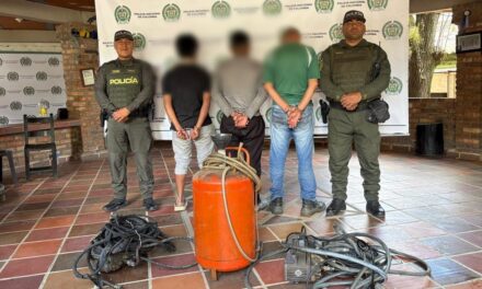 Cinco personas fueron capturadas en Medellín por presunta defraudación de fluidos