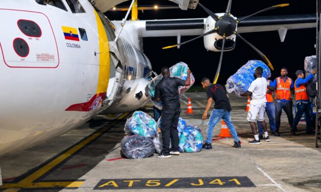 SATENA moviliza más de 60 toneladas de ayuda humanitaria hacia el Pacífico colombiano