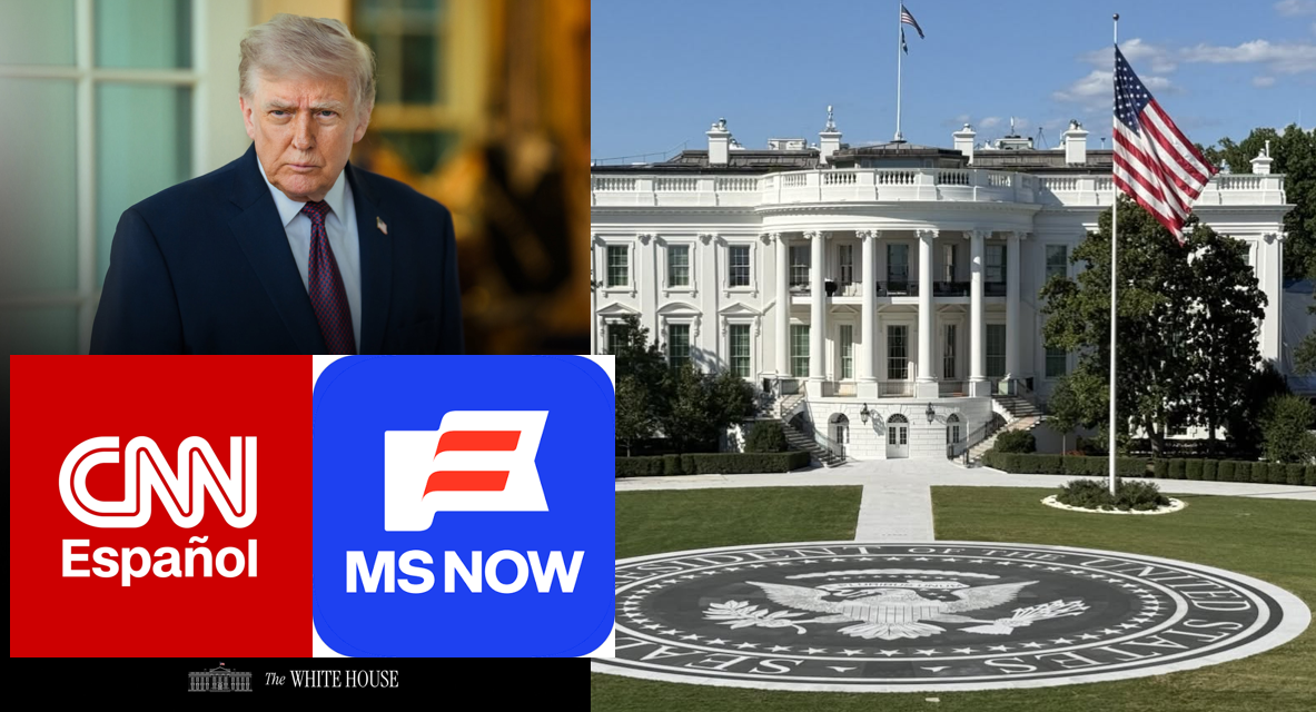 CNN, MS NOW y Politico demandan a Trump tras veto de la Casa Blanca