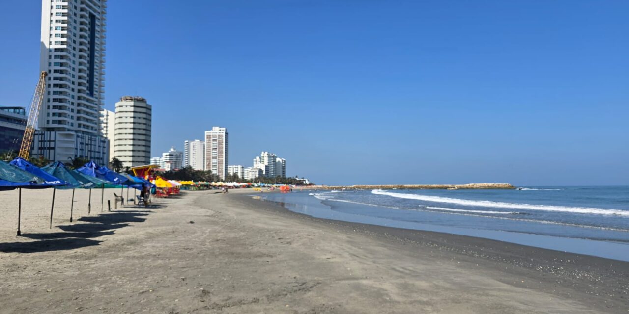 Cartagena estrena nueva playa en Bocagrande tras intervención de la UNGRD
