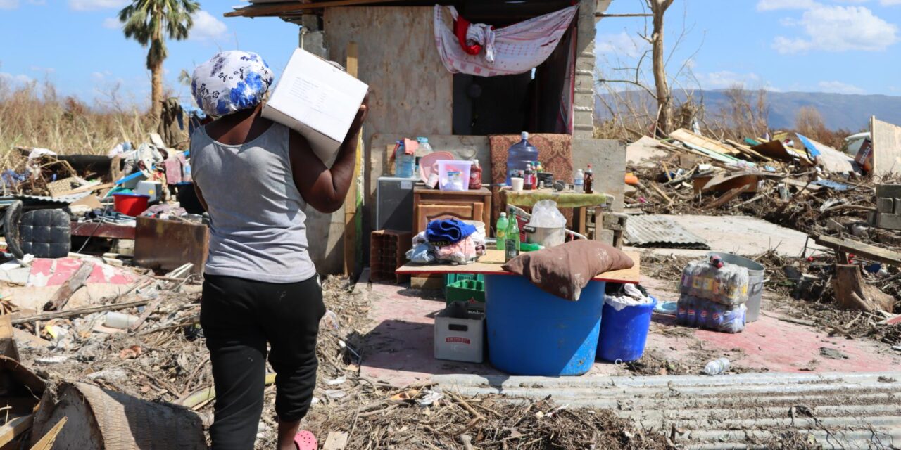 Una respuesta humanitaria más inteligente, enseñanzas del huracán Melissa un año después