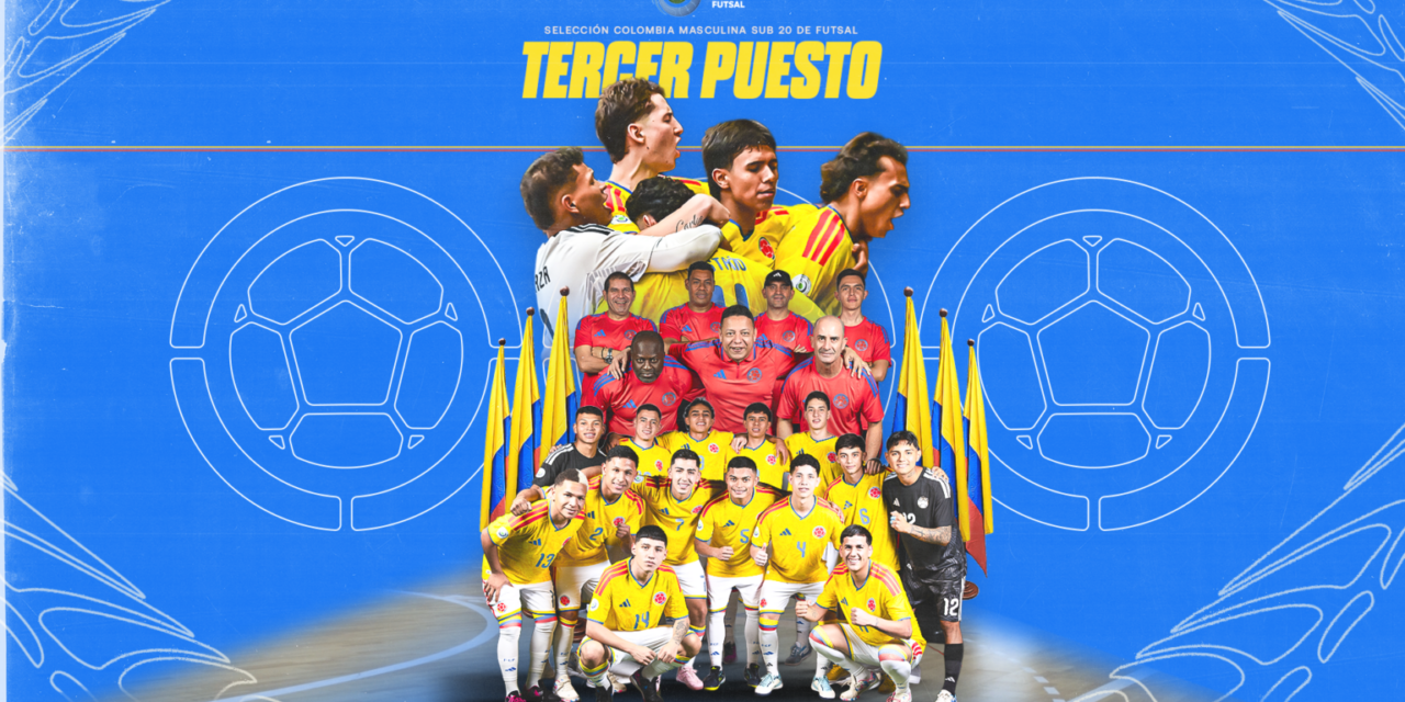 Colombia gana el bronce en el CONMEBOL Futsal Sub20