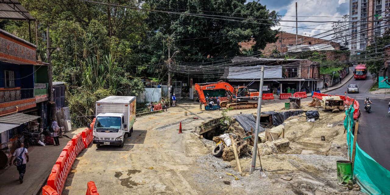 Comienza la demolición del antiguo puente de La Limona para avanzar en la conexión entre Itagüí y Medellín