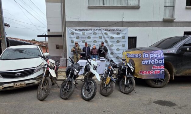 Dos capturados en operativo contra presunta red de extorsión en el norte de Antioquia