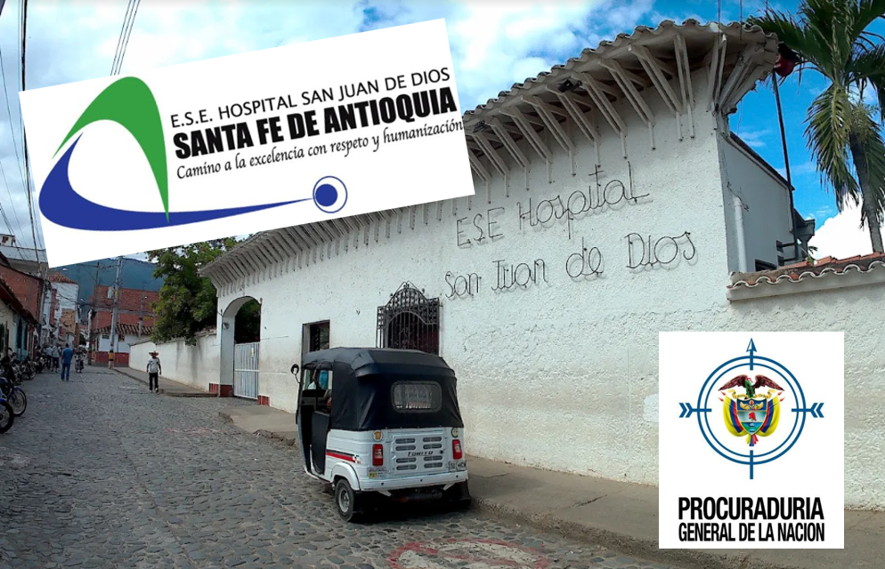 Procuraduría formula cargos a exgerente del Hospital San Juan de Dios de Santa Fe de Antioquia