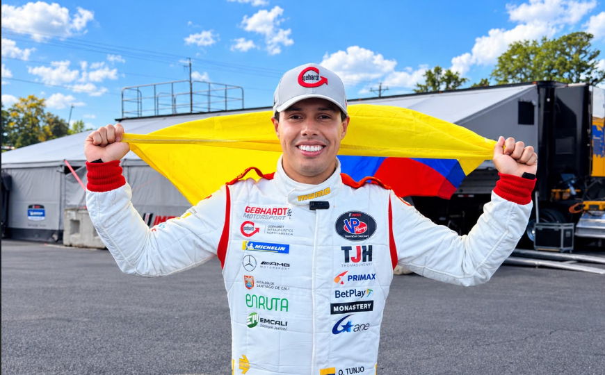 Óscar Tunjo es campeón del IMSA VP Racing SportsCar Challenge en Estados Unidos