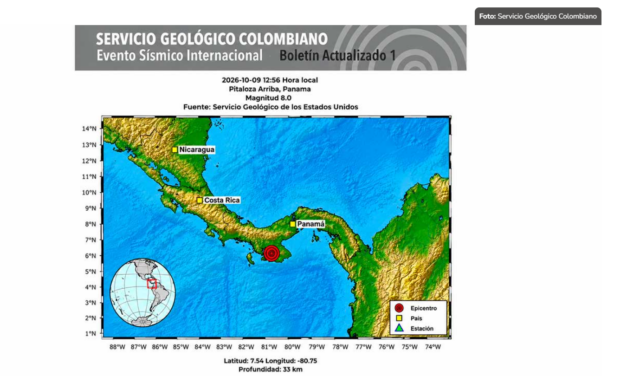 Cancillería habilita canales de emergencia para colombianos en Panamá tras sismo de magnitud 7,6