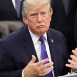 Trump se mofa del apoyo LGBTQ+ a Palestina durante un mitin